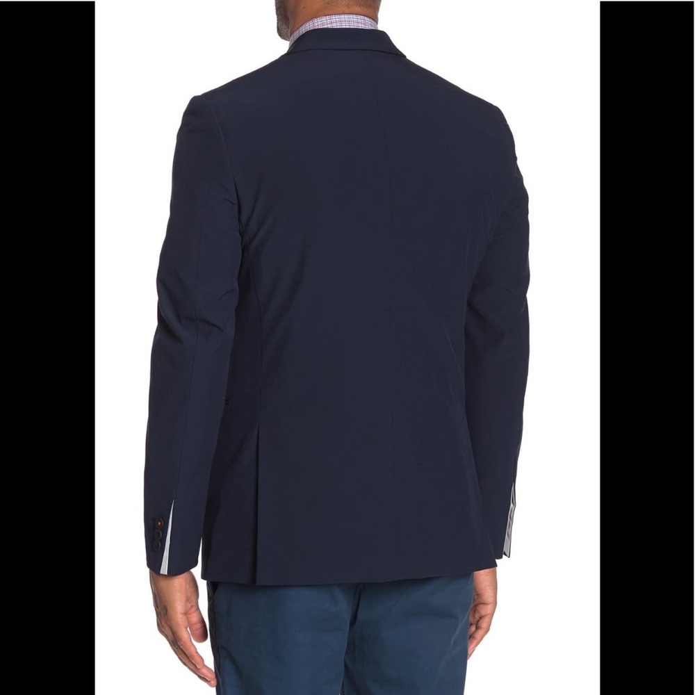 New Perry Ellis Navy Solid Two Button Separate Ja… - image 2